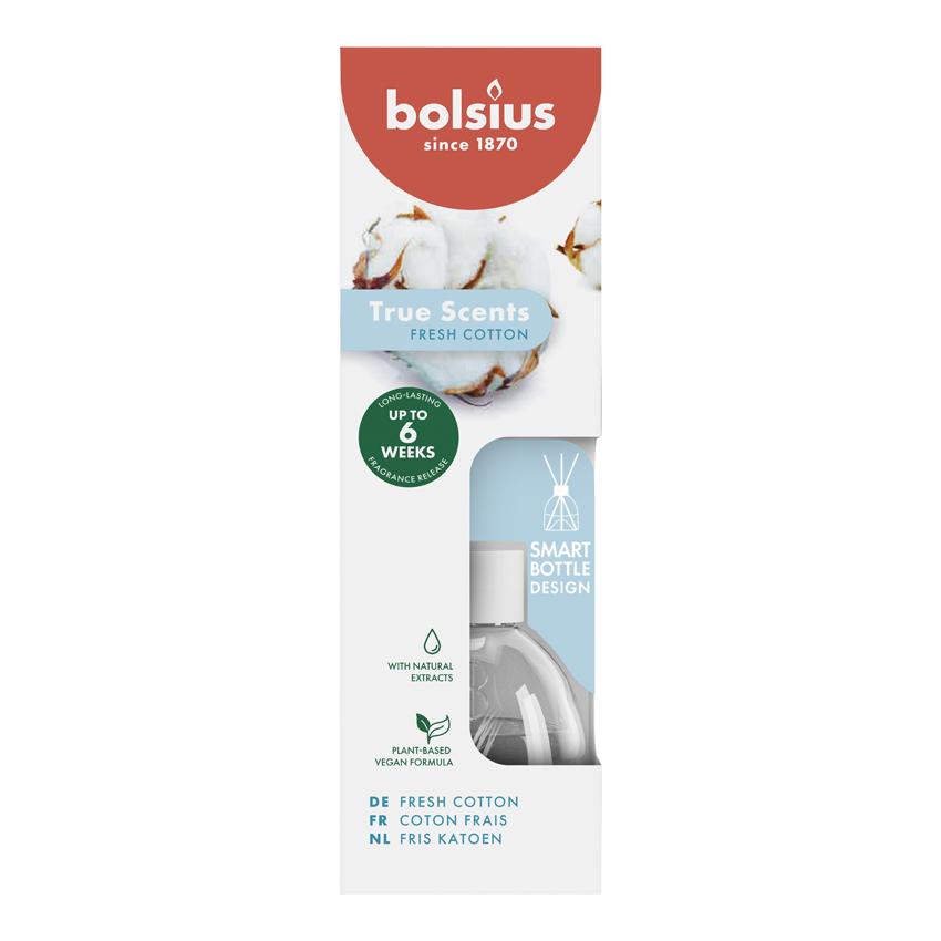 BOLSIUS GEURVERSPREIDER TRUE SCENTS FRESH COTTON