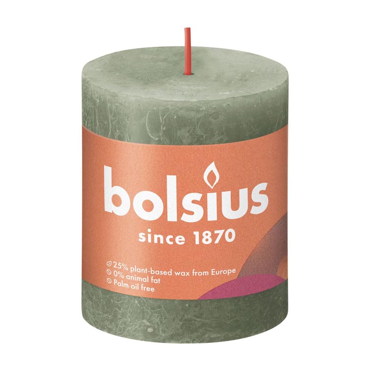 BOLSIUS SHINE STOMPKAARS 80x68 FRESH OLIVE
