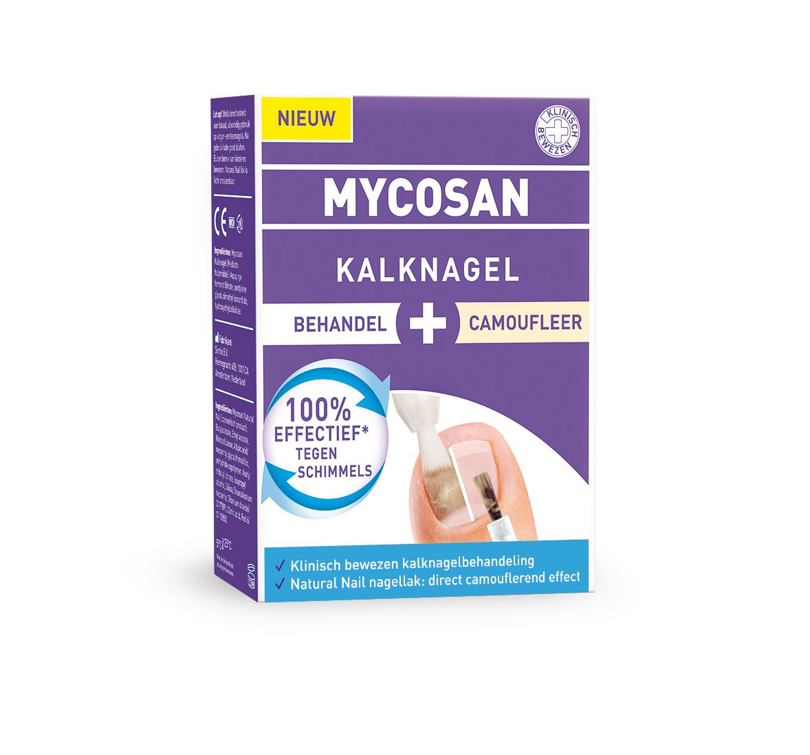 MYCOSAN KALKNAGEL BEHANDEL + CAMOUFLEER