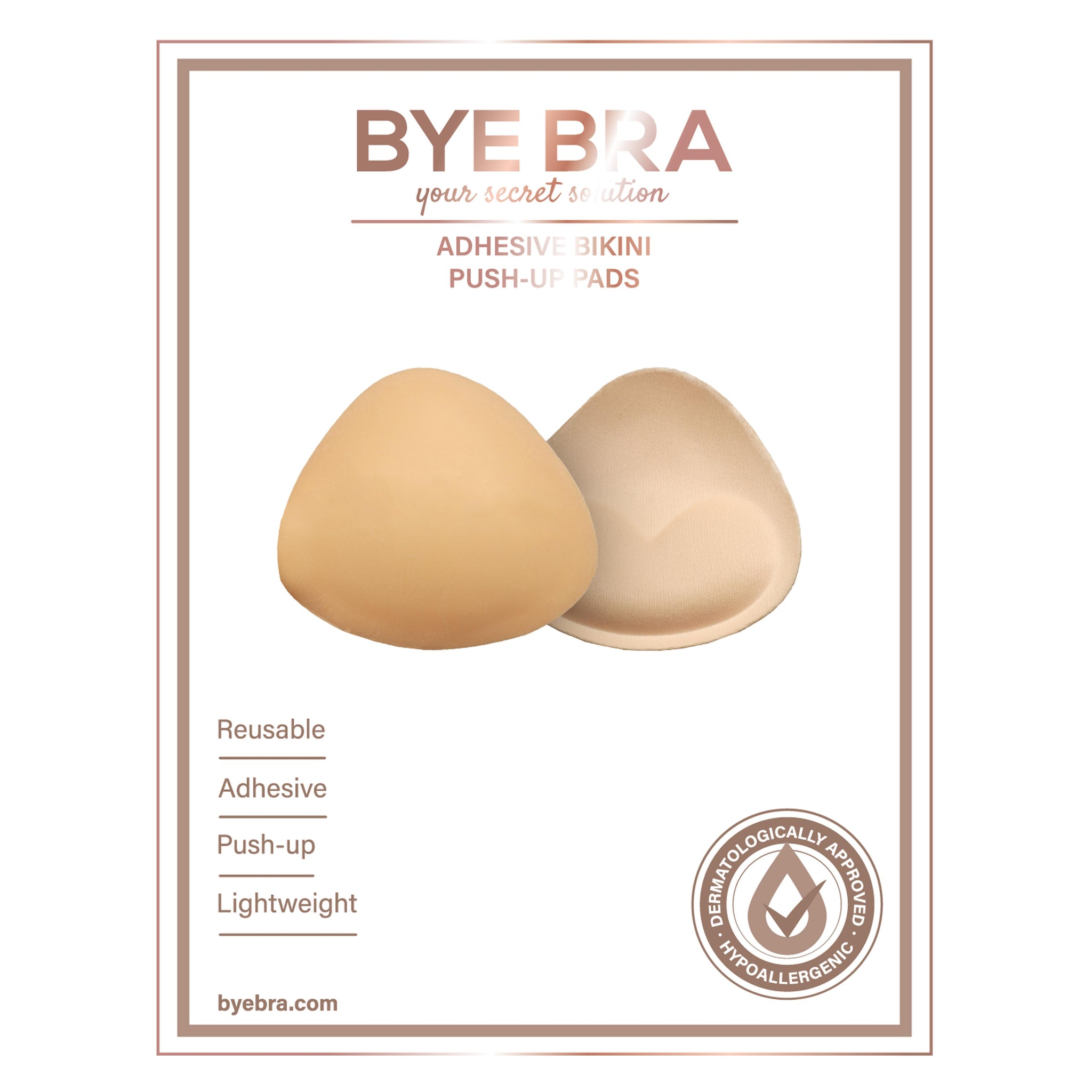 BYE BRA - PERFECT SHAPE PADS NUDE