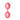 EASYTOYS WIGGLE DUO VAGINA BALLETJES ROSE/WIT