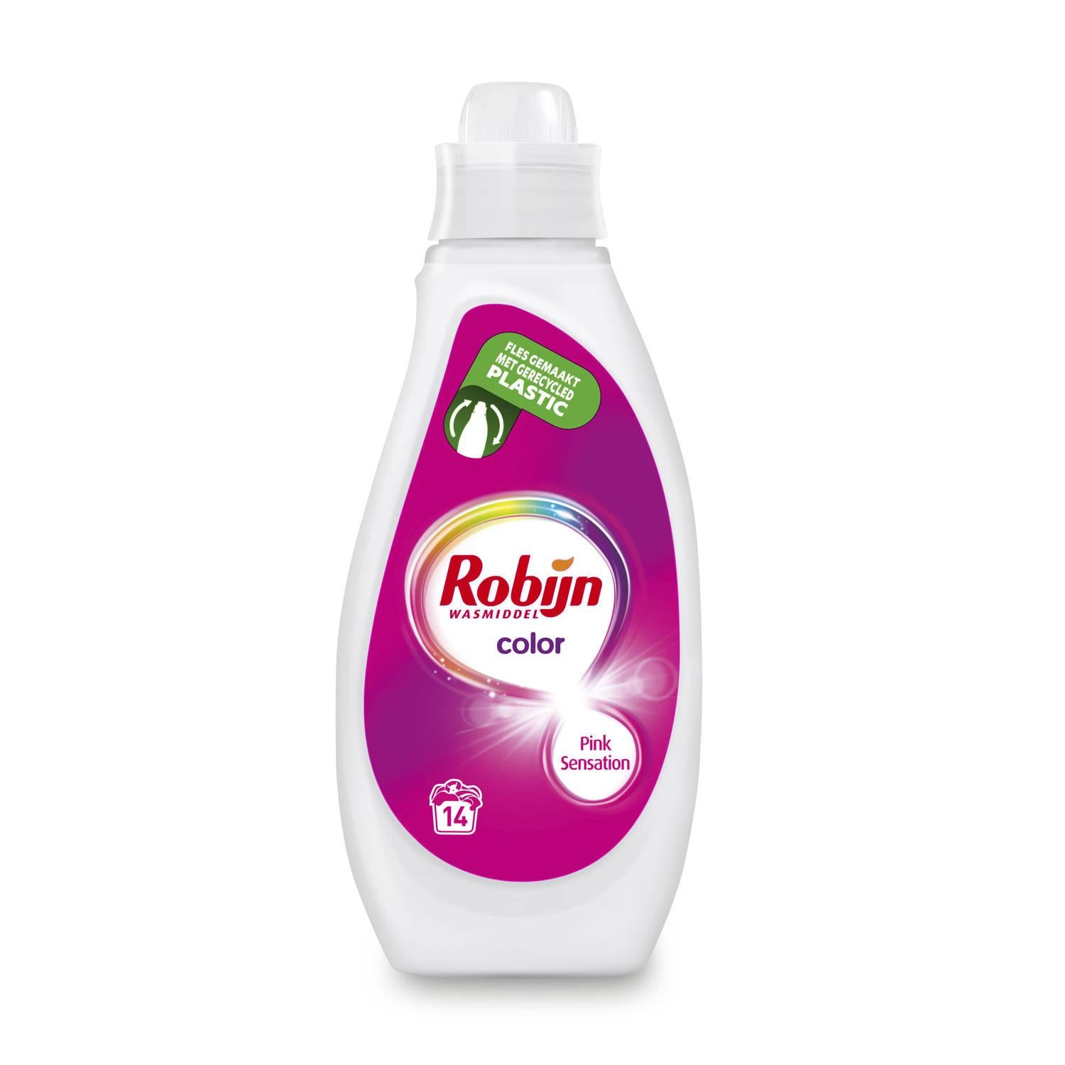 ROBIJN VLOEIBAAR WASMIDDEL COLOR PINK SENSATION