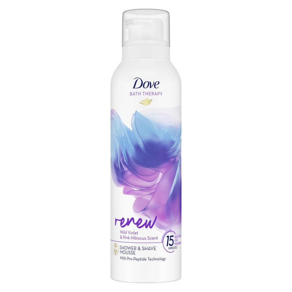 DOVE BATH THERAPY SHOWER & SHAVE FOAM  RENEW