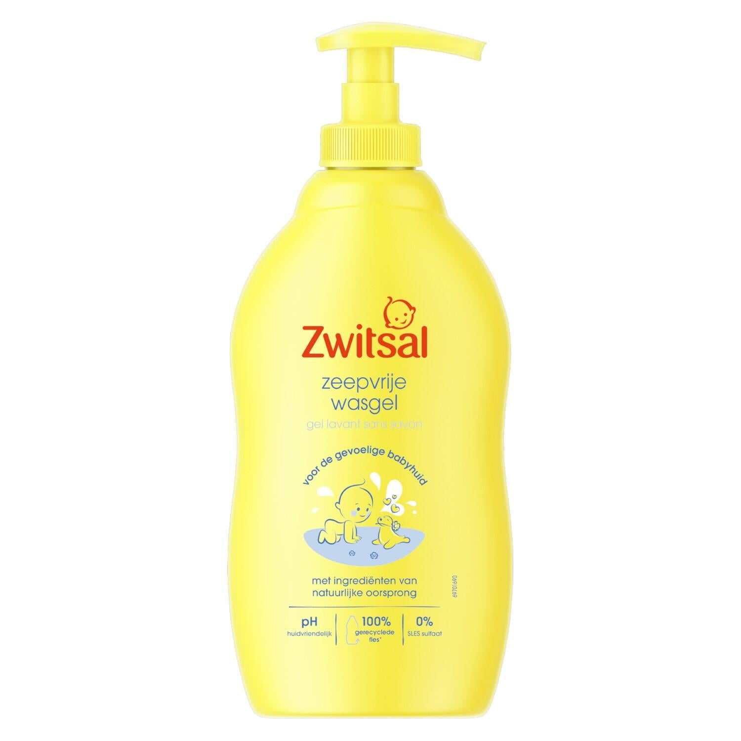 ZWITSAL BABY WASGEL ZEEPVRIJ MET POMPJE
