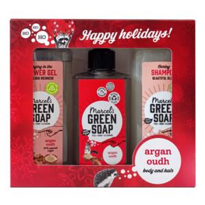 GVP MARCEL'S GREEN SOAP KERSTSET ARGAN & OUDH ASSORTI
