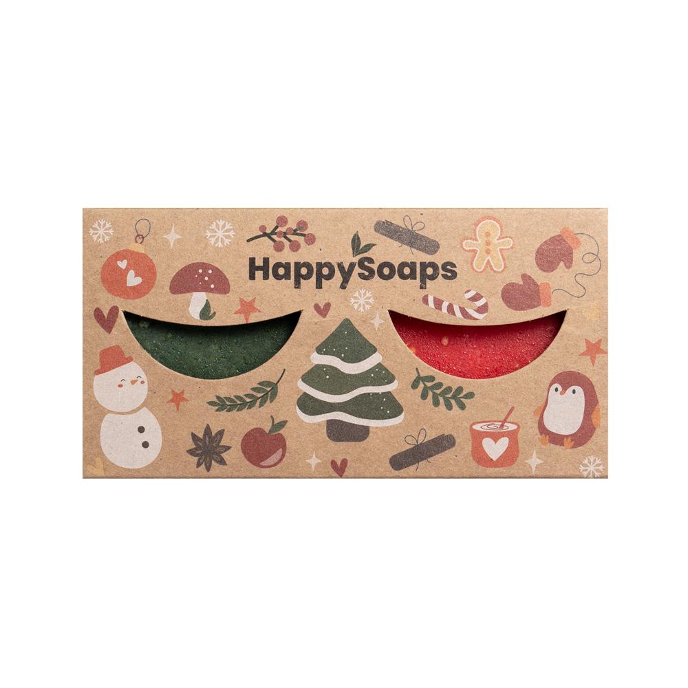 GVP HAPPYSOAPS SHAMPOO BAR DUO PURPLE RAIN & ALOE VERA