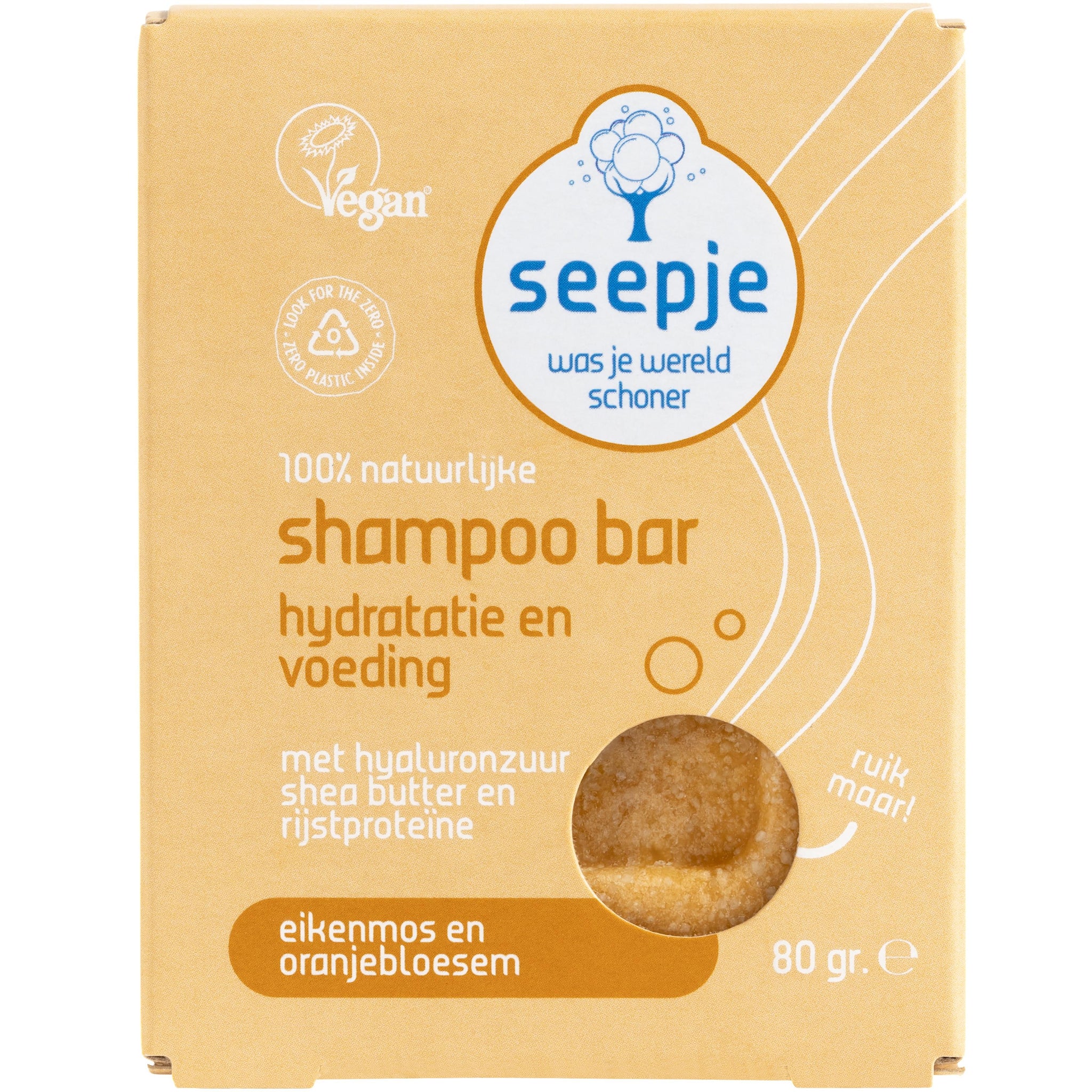 SEEPJE SHAMPOO BAR EIKENMOS EN ORANJEBLOESEM