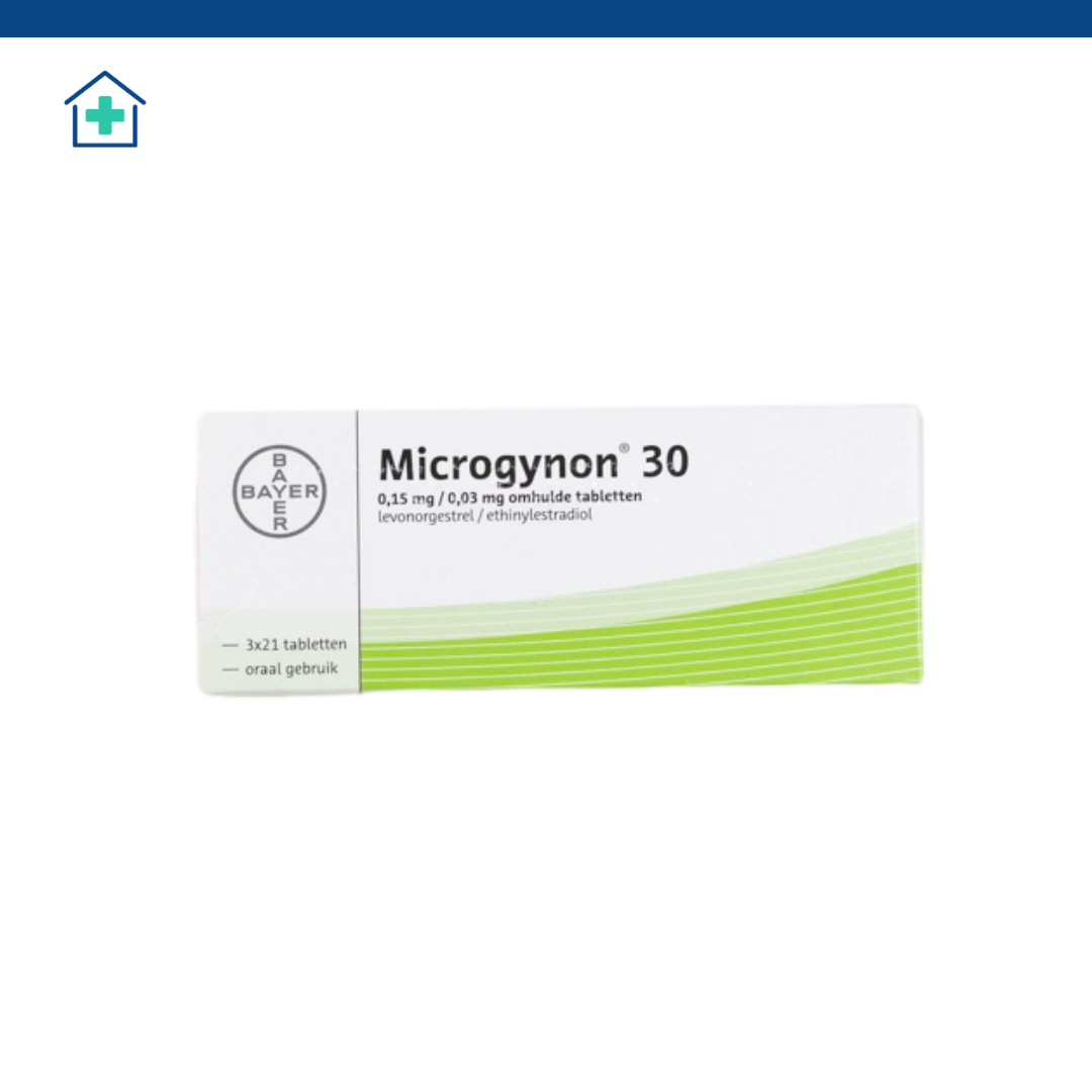 Microgynon 30 Levonorgestrel/ Ethinylestradiol 0,15/0,03mg Bayer