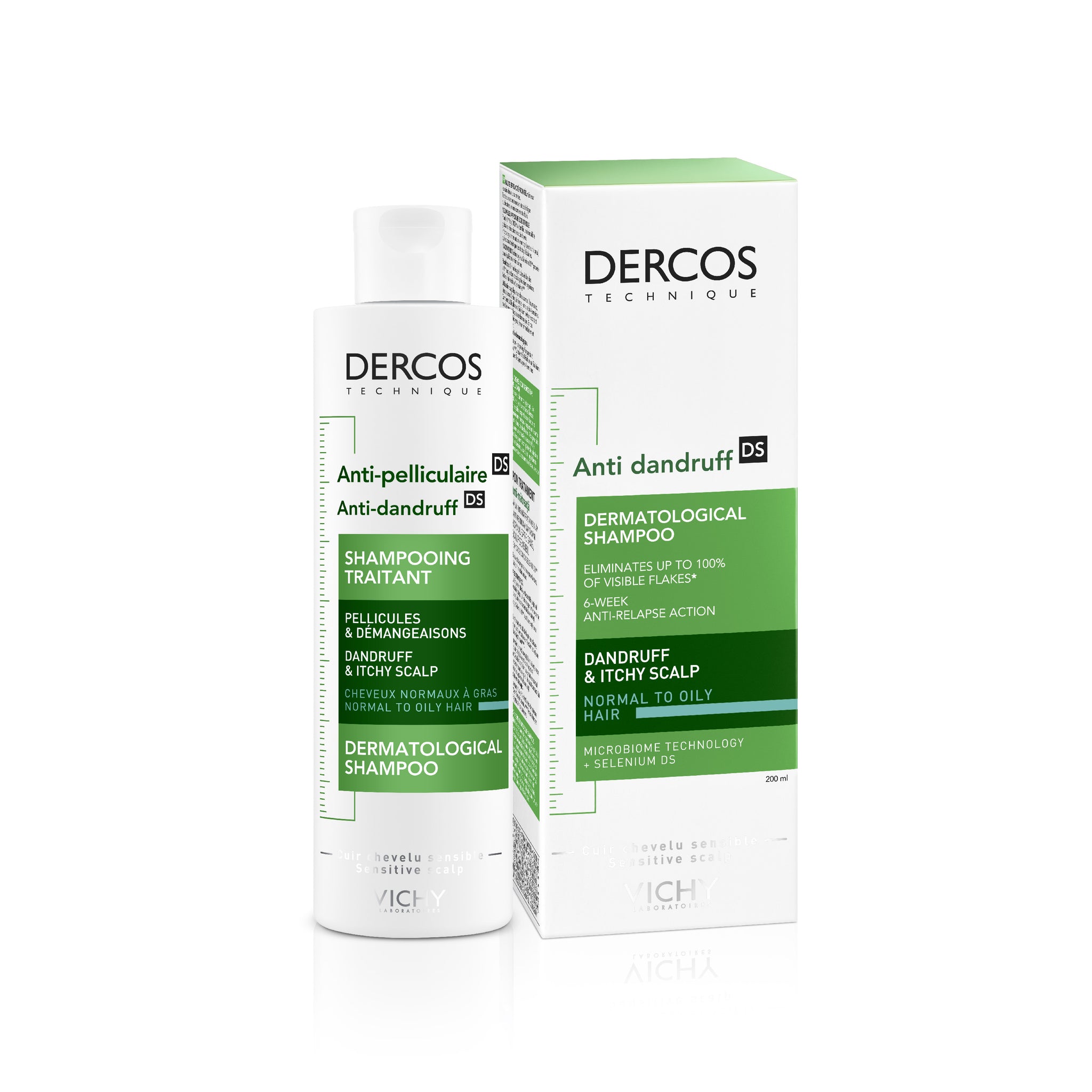 Vichy Dercos Anti-Roos Shampoo normaal tot vet haar