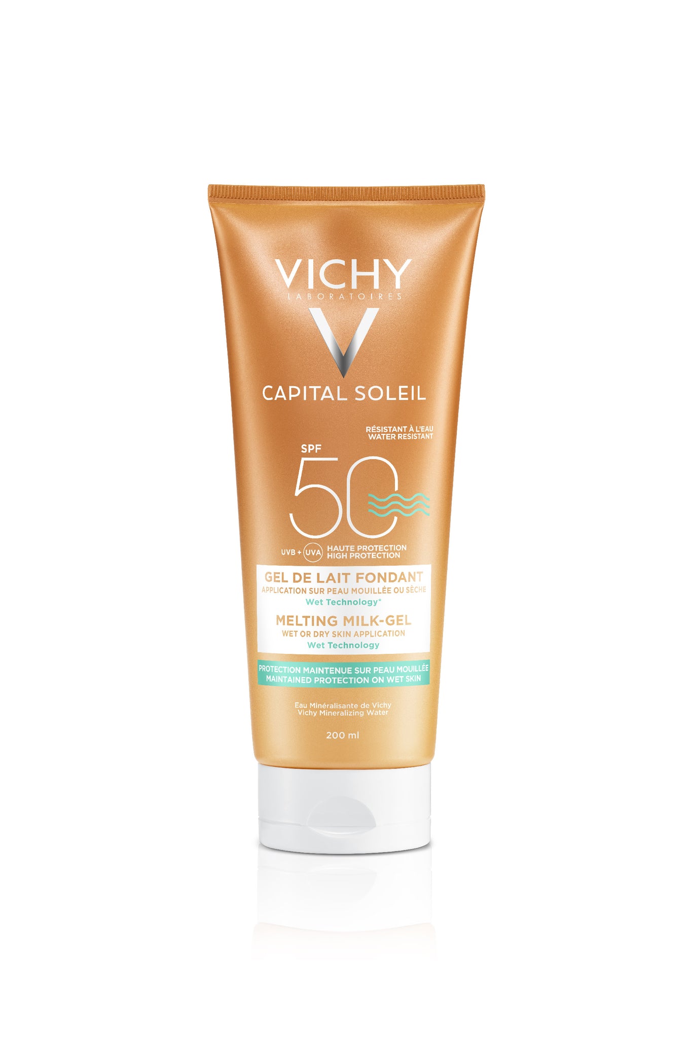 Capital Soleil Wet Technology zonnebrand melkgel SPF50 200ml