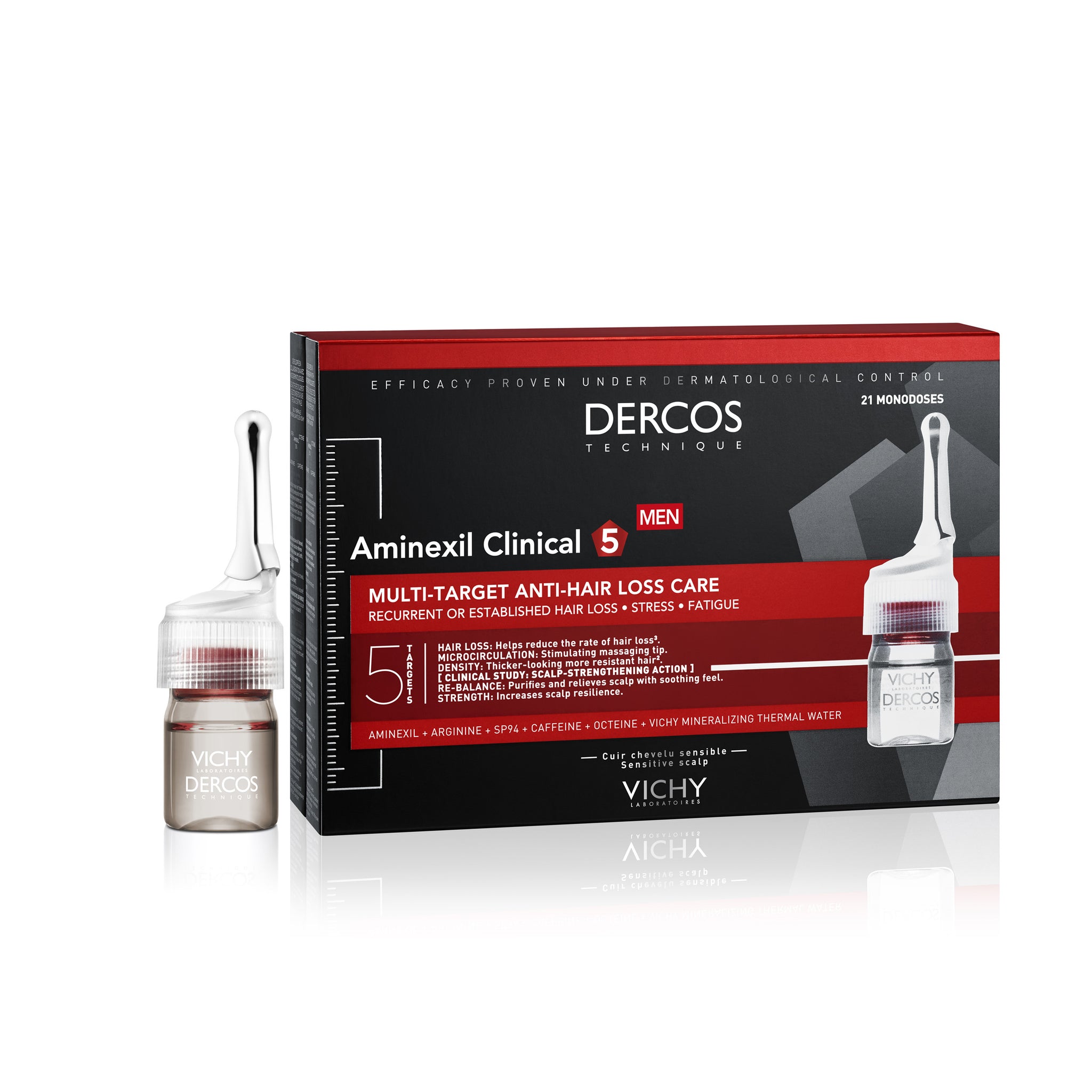 Dercos Aminexil Clinical 5 voor mannen met haarverlies 21st