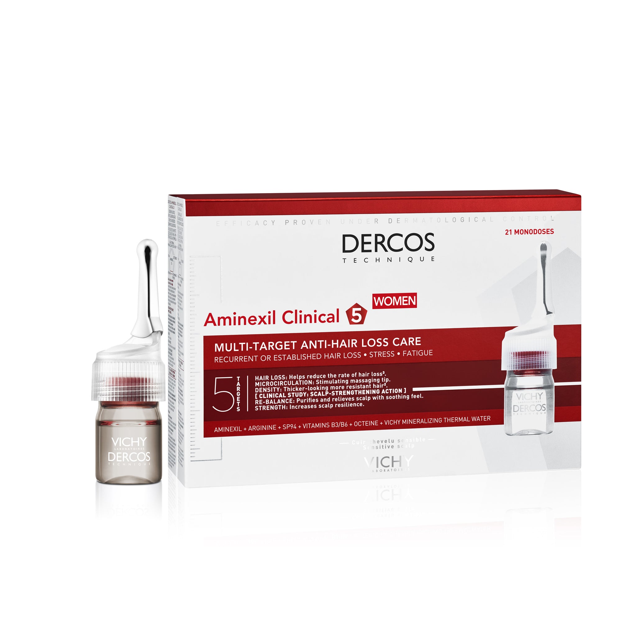 Dercos Aminexil Clinical 5 voor vrouwen met haarverlies 21st
