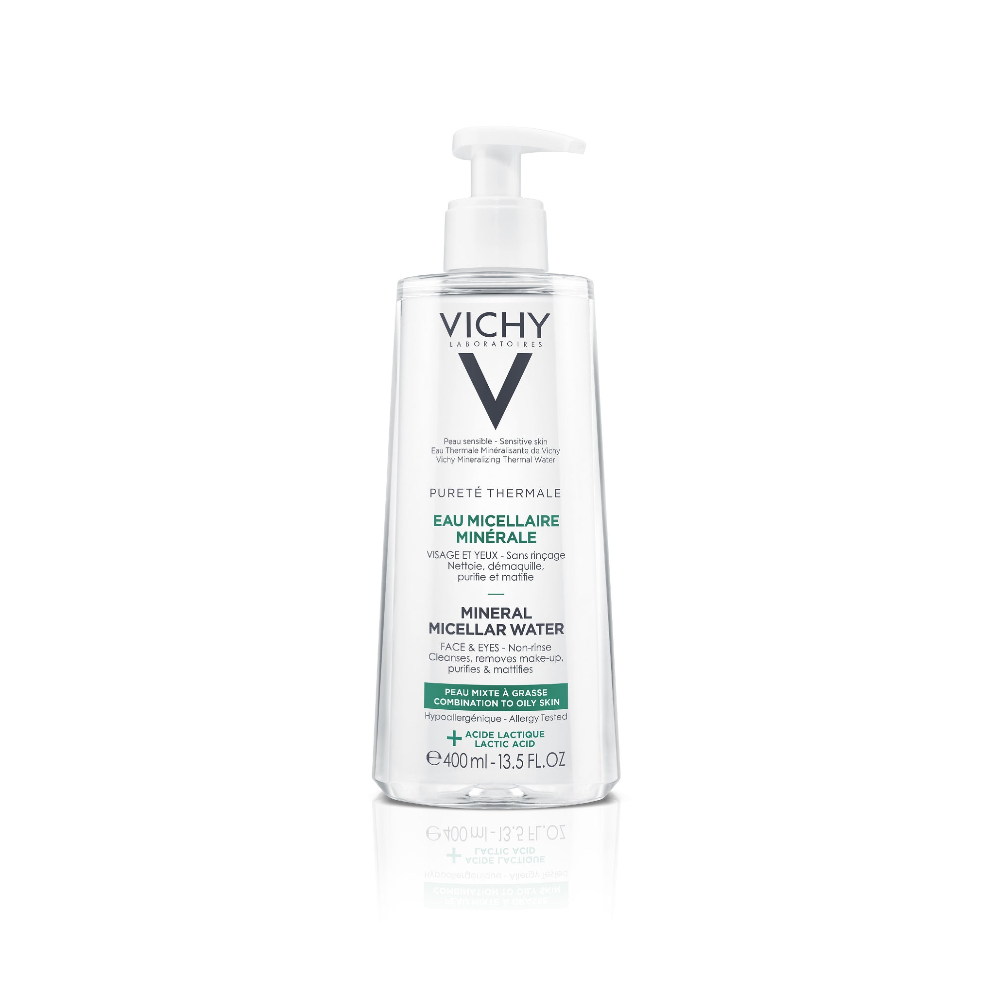 Vichy Pureté Thermale Micellair Mineraalwater vette huid
