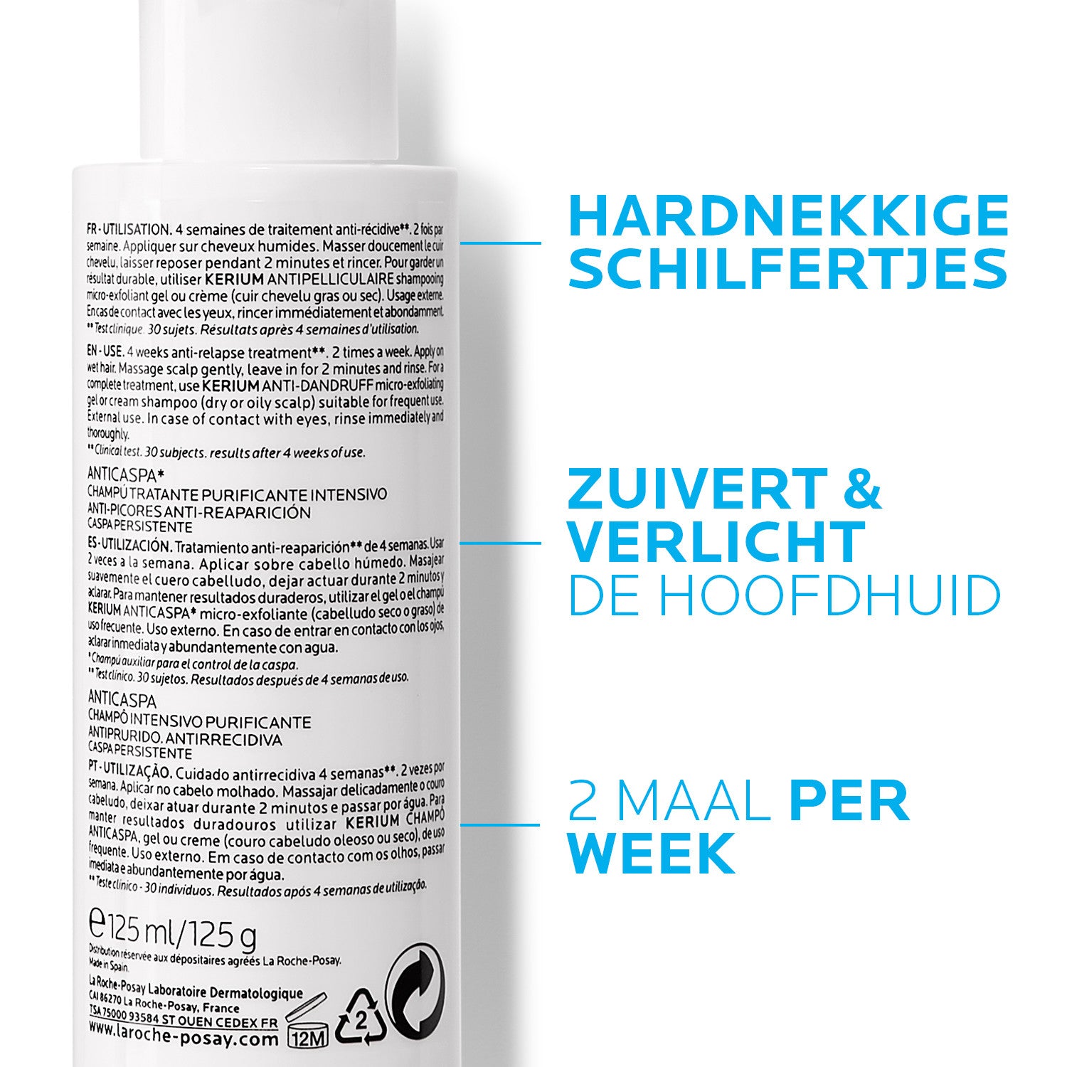 La Roche-Posay Kerium DS Anti-Schilfers Shampoo 125ml