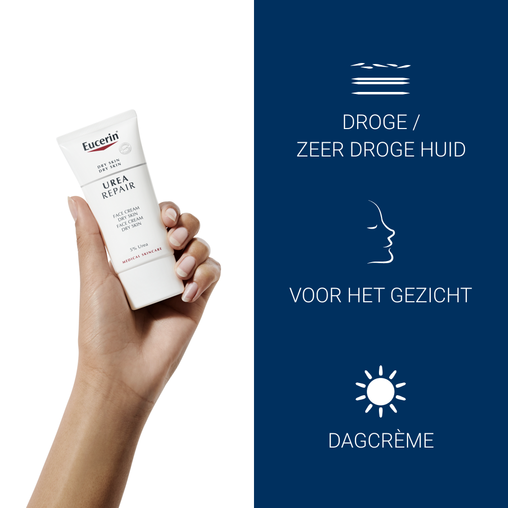 UreaRepair Verzachtende Gezichtscrème 5% Urea 50 ml