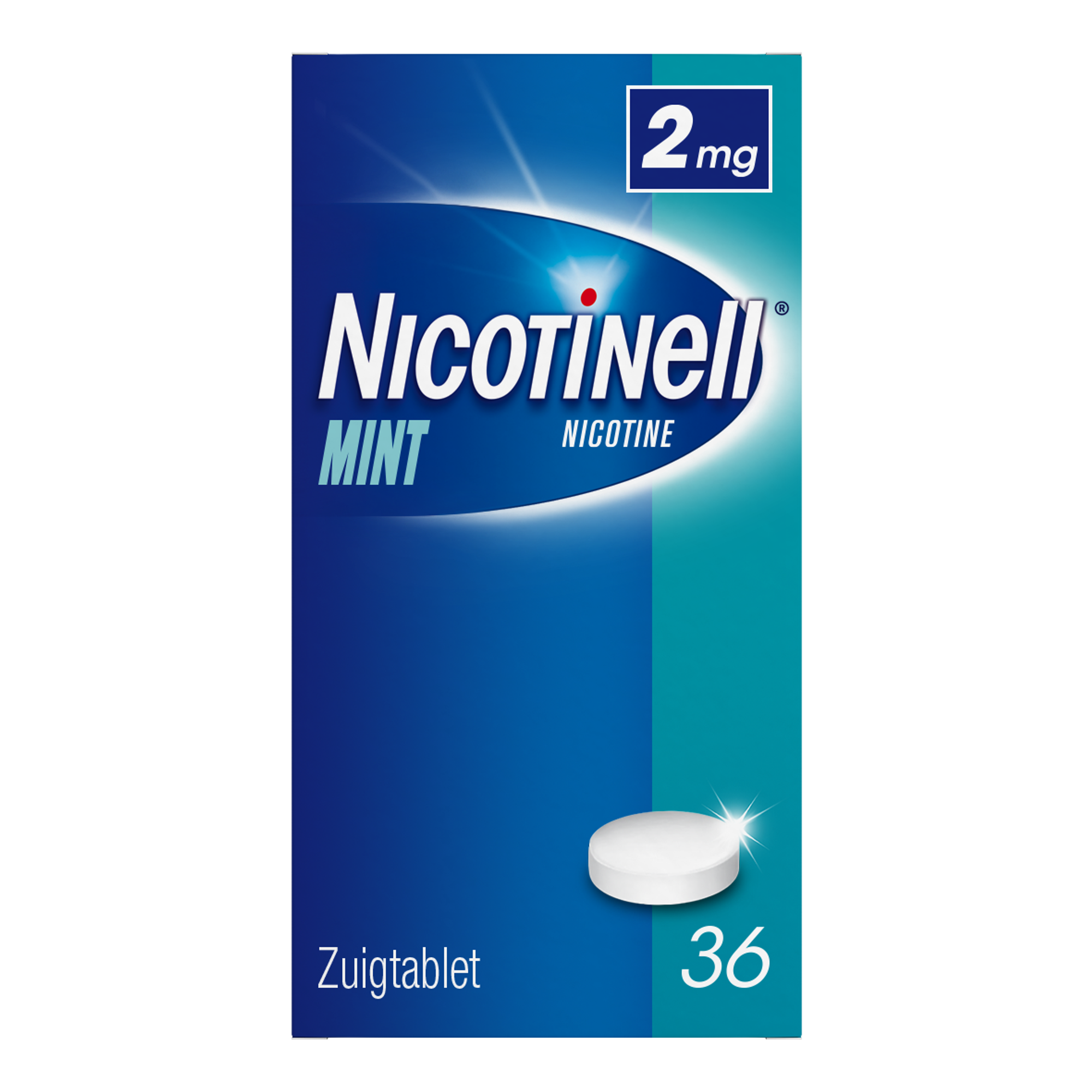 NICOTINELL MINT ZUIGTABLET 2MG 36STUKS