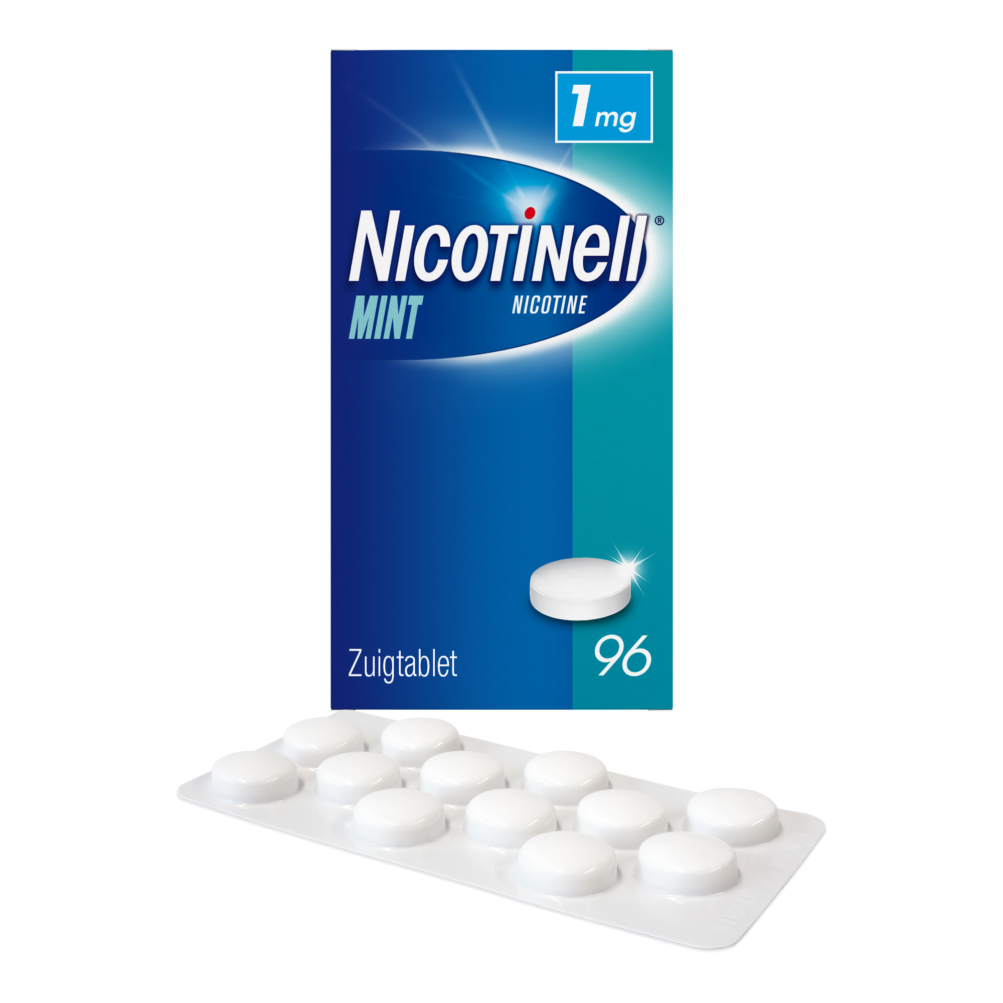 NICOTINELL MINT ZUIGTABLET 1MG 96STUKS