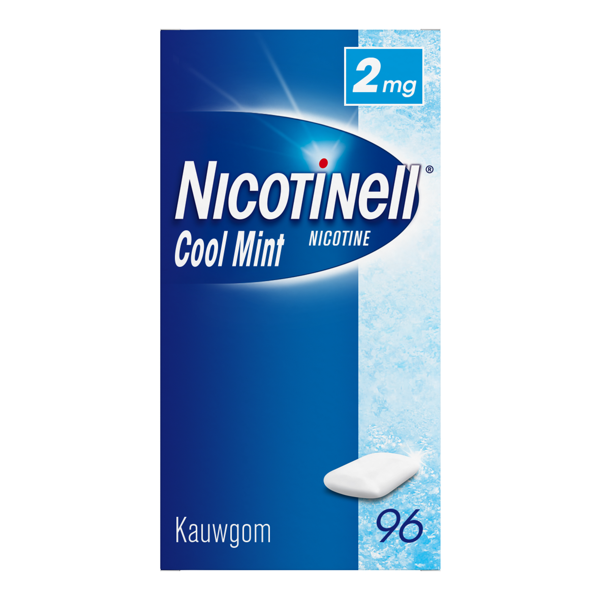 NICOTINELL COOL MINT KAUWGOM 2MG 96STUKS