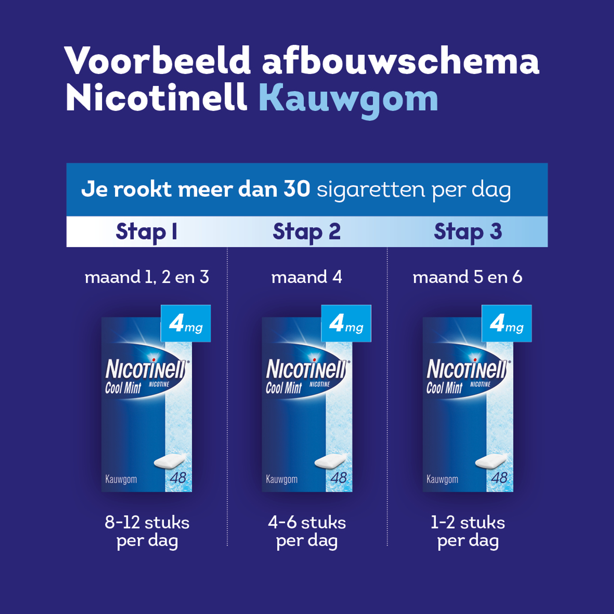 NICOTINELL COOL MINT KAUWGOM 2MG 96STUKS