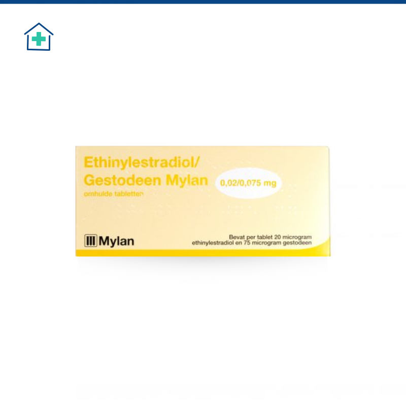 Ethinylestradiol/ Gestodeen 0,02/0,075mg Mylan
