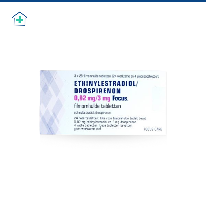 Ethinylestradiol/ Drospirenon 0,02/3mg 24+4 Focus