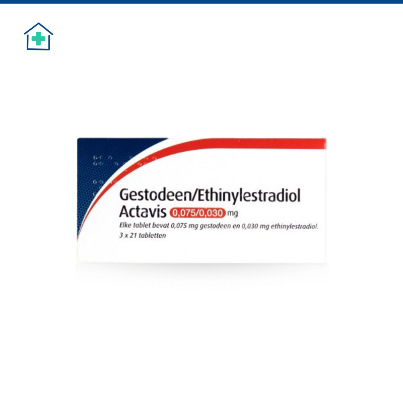 Ethinylestradiol/ Gestodeen 0,03/0,075mg Actavis