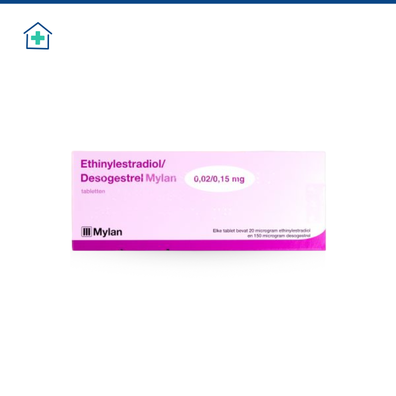 Ethinylestradiol/ Desogestrel 0,02/0,15mg Mylan
