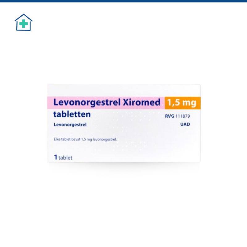 Levonorgestrel 1,5mg (Morning-afterpil binnen 3 dagen) Xiromed