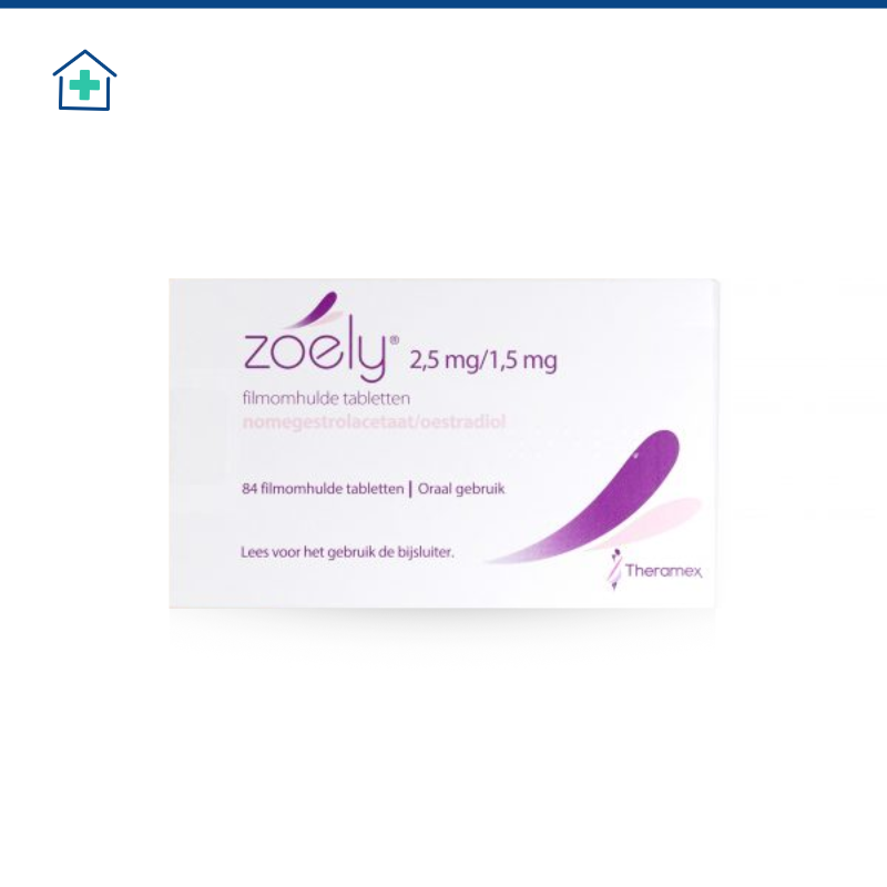 Zoely Nomegestrolacetaat/ Oestradiol 2,5/1,5mg